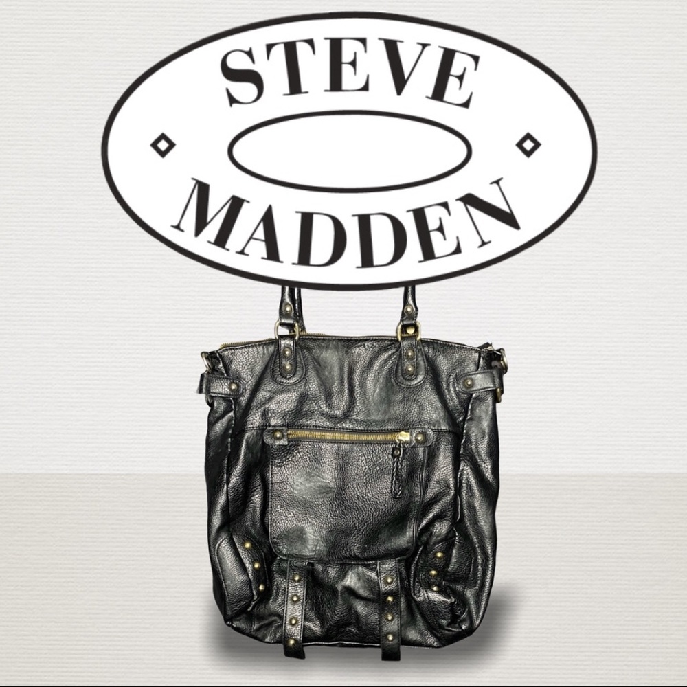 ⭐️CLEARANCE⭐️ Steve Madden Black Leather Hobo Bag